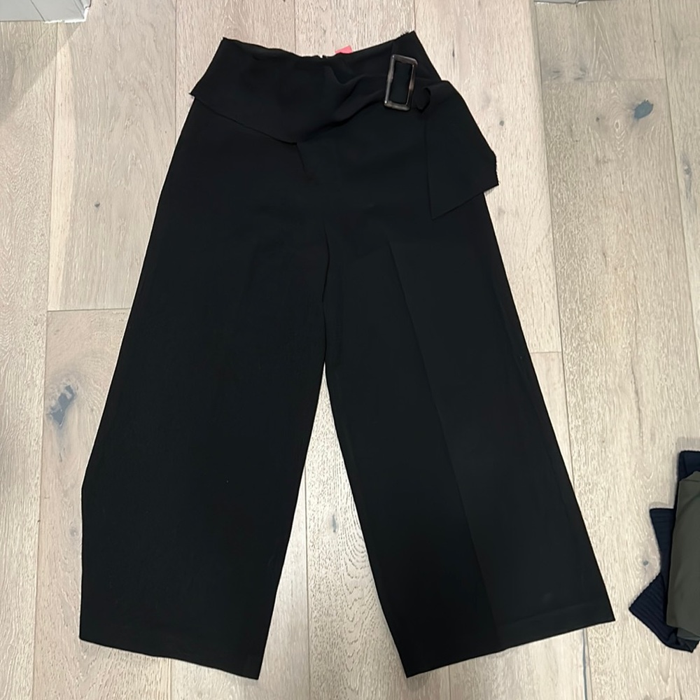 Flare elegant topshop black pants